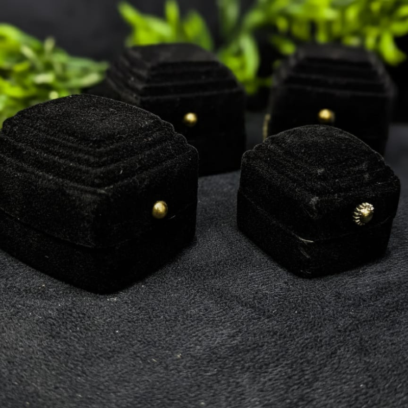 A01 Luxe Butterfly Zircon Earring Golden (With Box) - Image 4